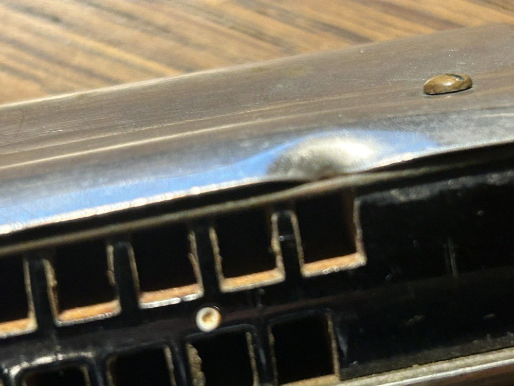 vintage Chromatic Alto Single TOMBO Harmonica 42 hole 7"