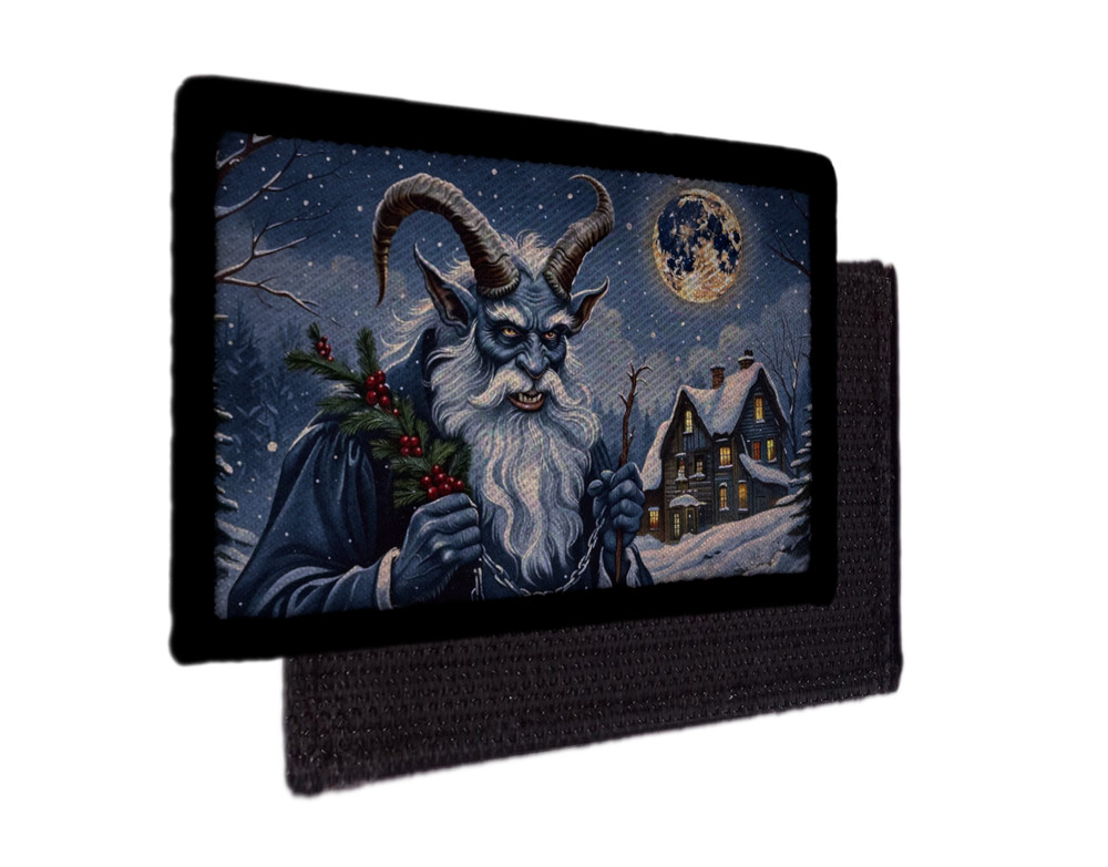 Postcard Krampus Horror Myth Creature Christmas Patch Morale Hook [sub]