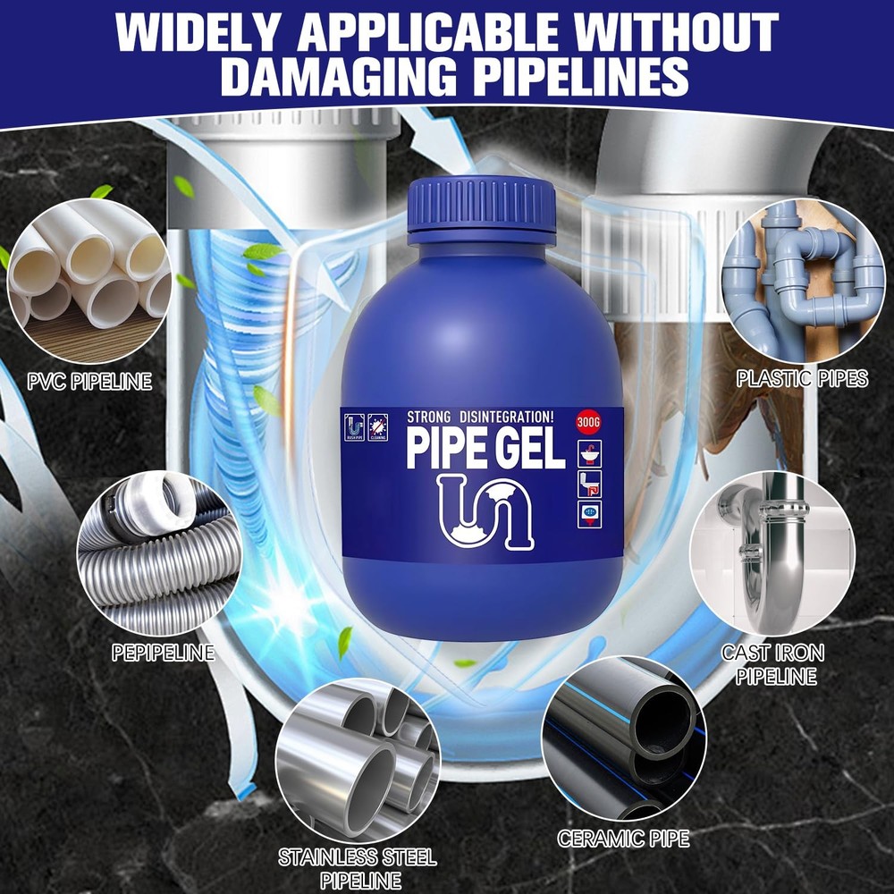 Pipe Bobo Drain Cleaner for Kitchen Sink, Powerful Unclogging,...