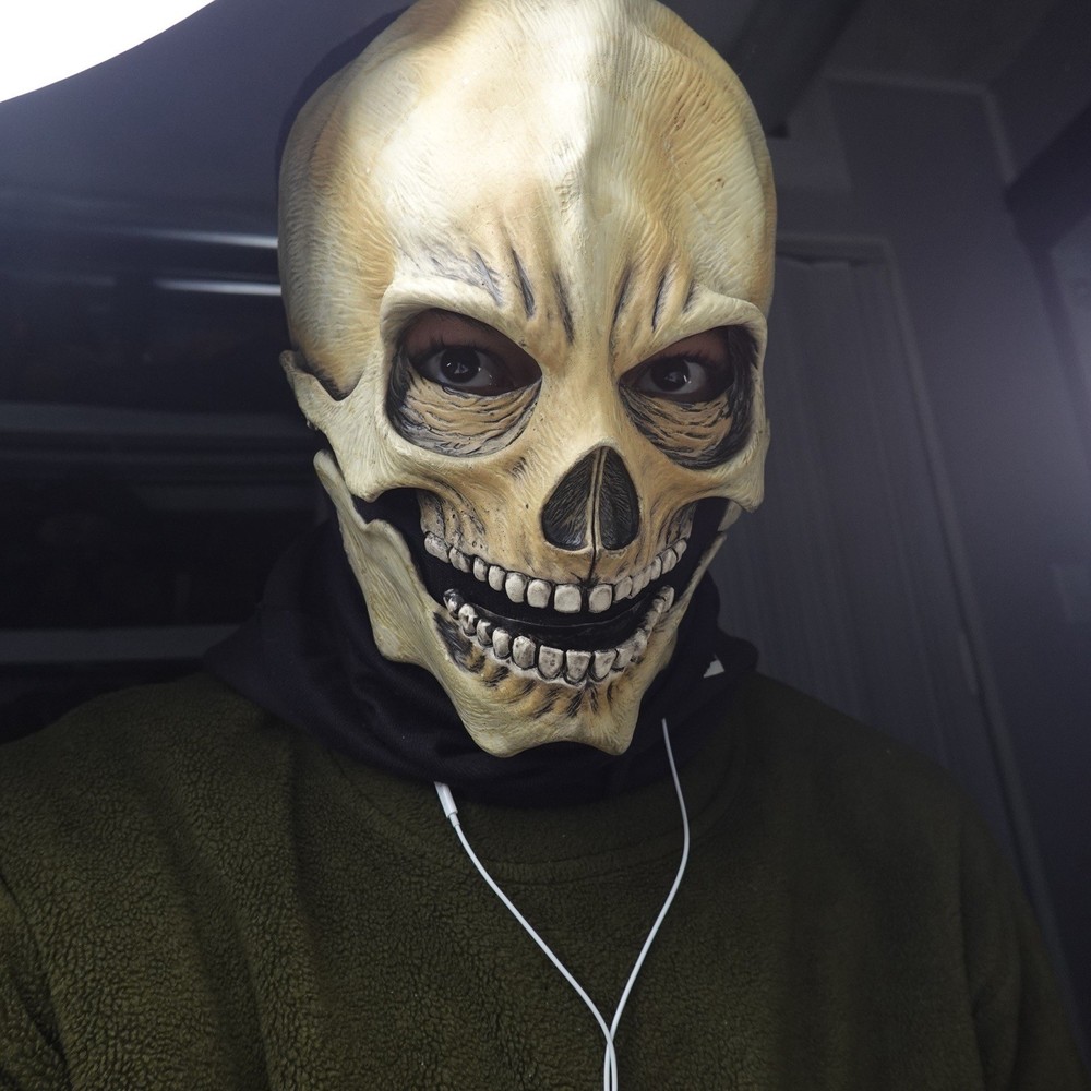 Vintage 1989 Be Something Studios Skull Mask Latex