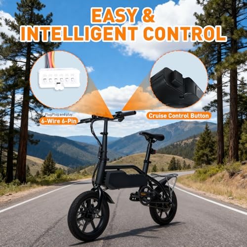 Throttle KH-DX 36V E-Bike Throttle Grip Replacement with LCD Voltage