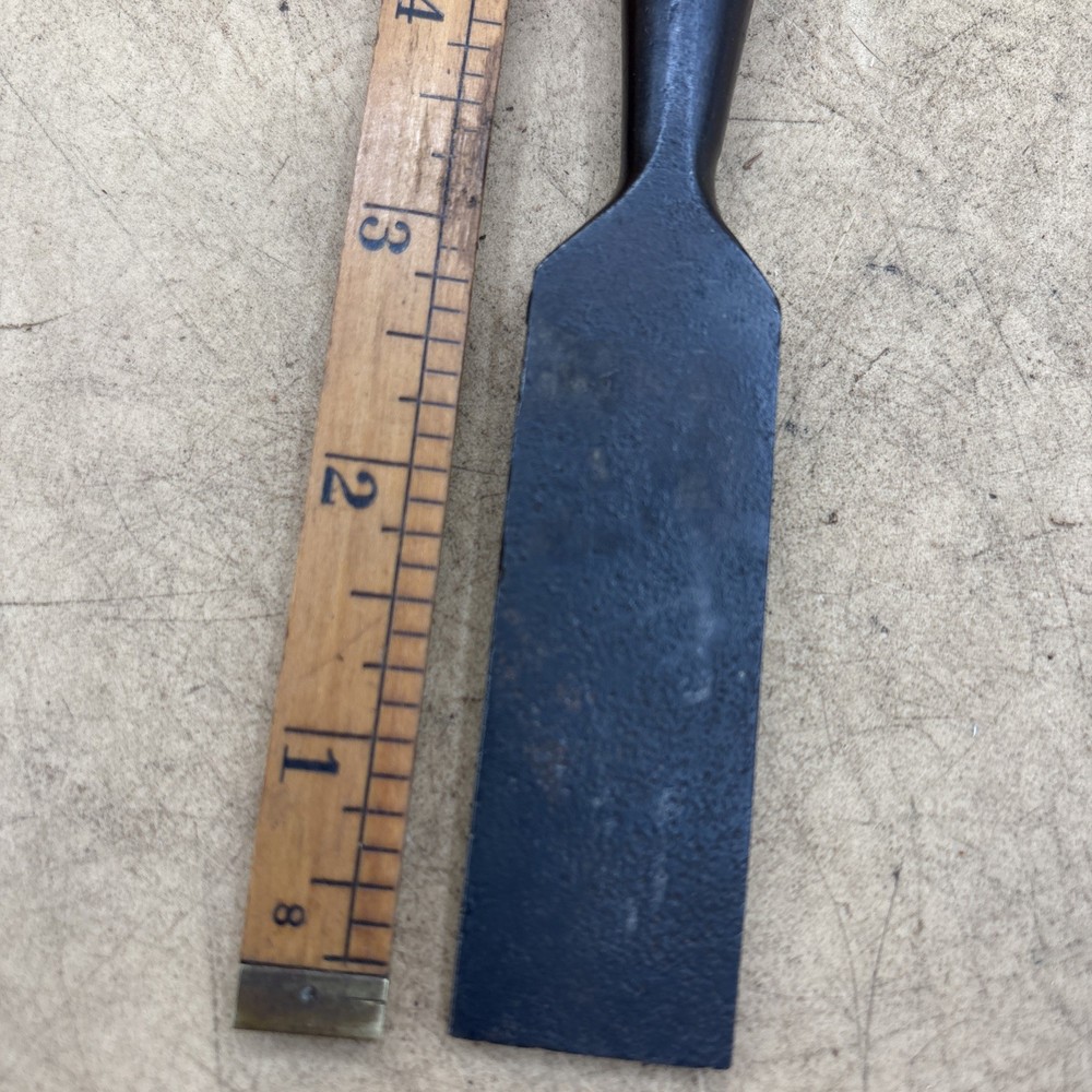 Vintage Stanley No. 750? 1” Wide Beveled-Edge Socket Chisel