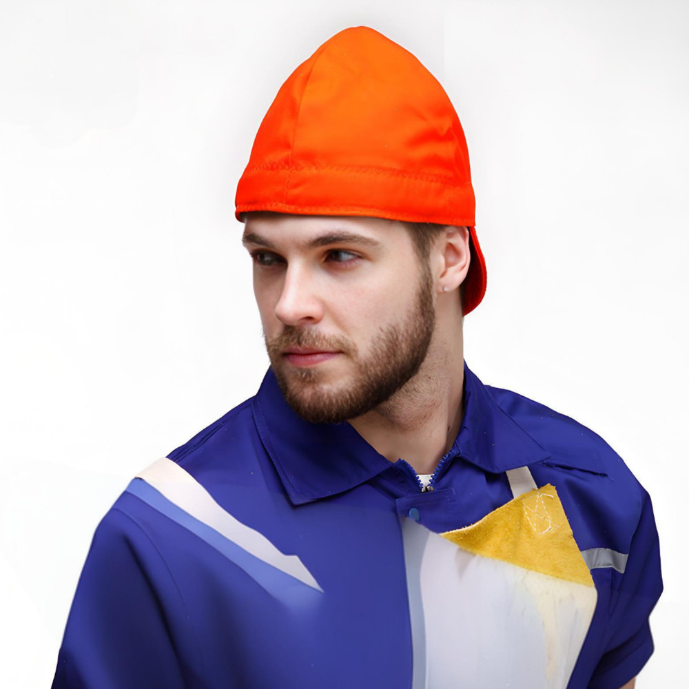 Welding Work Cap Flame Retardant Cotton Fireproof Welding Hat with Mesh