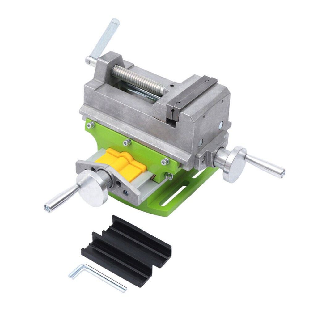3'' 2 Way Drill Press X-Y Compound Vise Cross Over Slide Mill Milling Vice Table