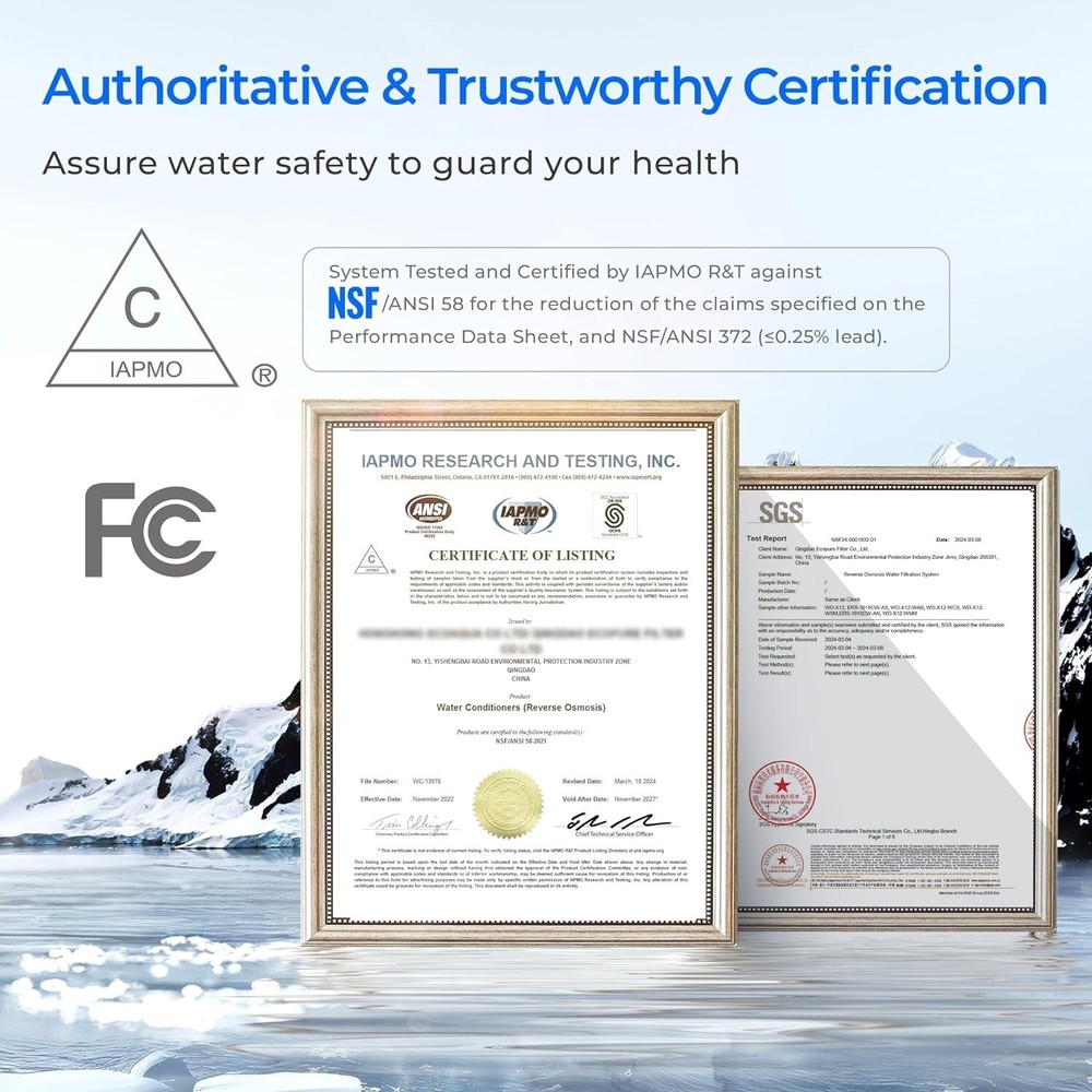 Waterdrop WD-F2 Filter,Replacement for All WD-X-series Reverse Osmosis System