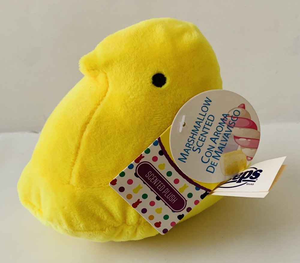 Peeps Yellow Chick Marshmallow Scented Soft Plush 5” Easter Toy