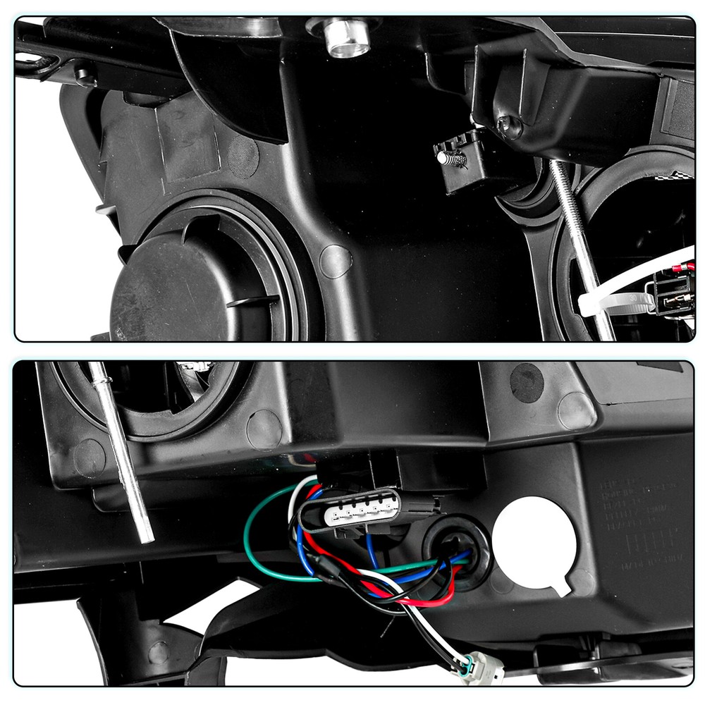 For GMC Acadia 2007-2012 Projector W/ Bulbs Clear Pair Headlights Left+Right