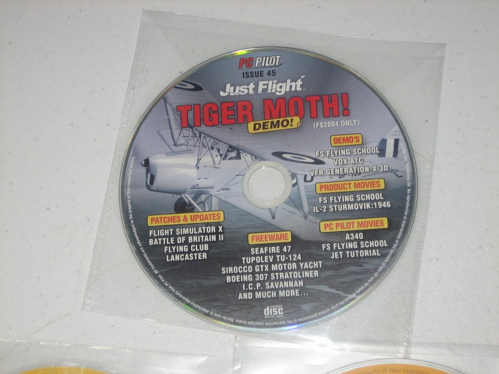 LOT OF 5 PC PILOT DEMO PC CD`S