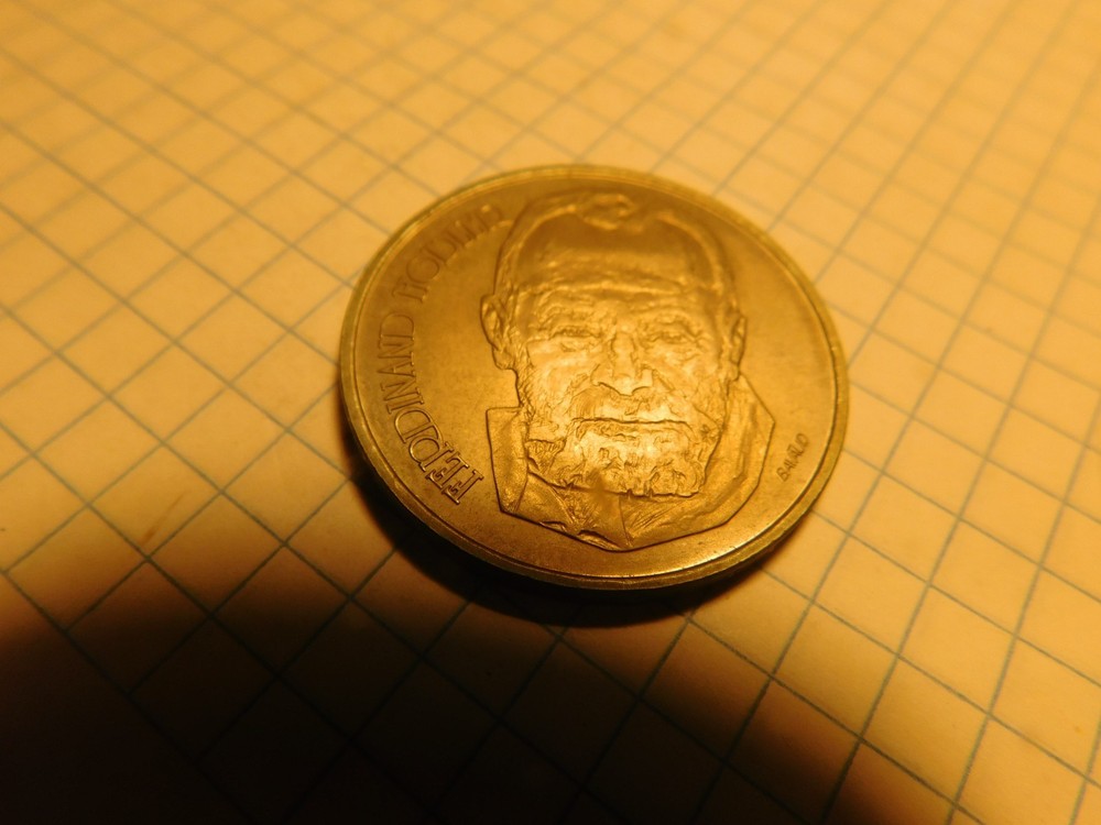 coin switzerland 5 franc 1980 # 993