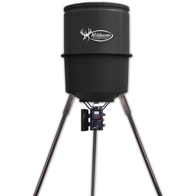 Automatic Wildlife Feeder 30 Gallon Quick Set Adjustable Timer W/ Varmint Guard