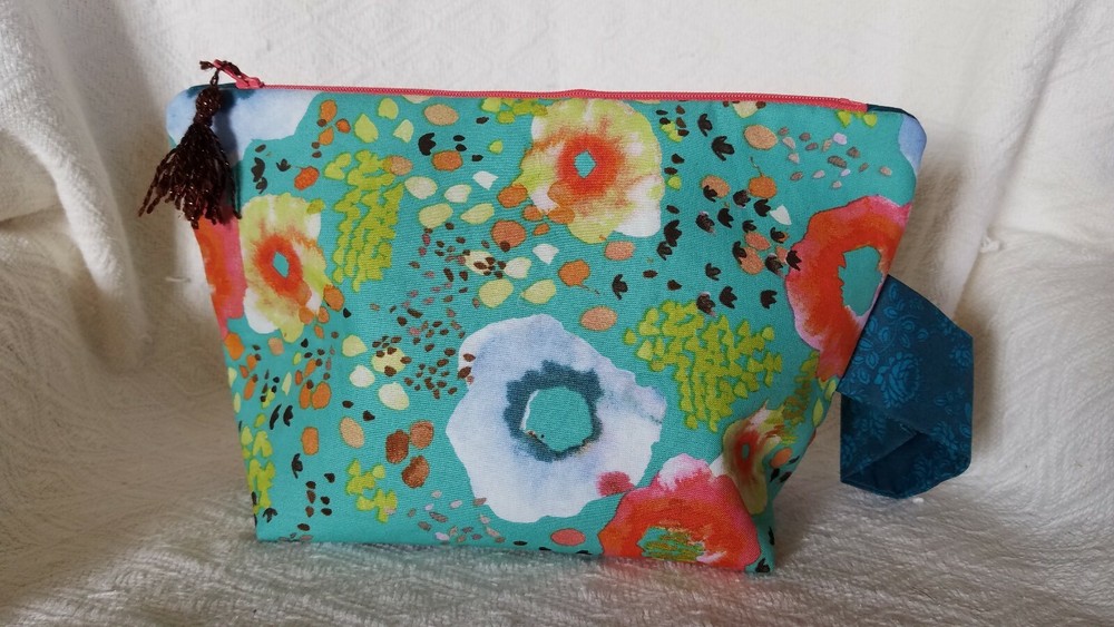Handmade Cotton lined Knitting project bag Yarn Storage
