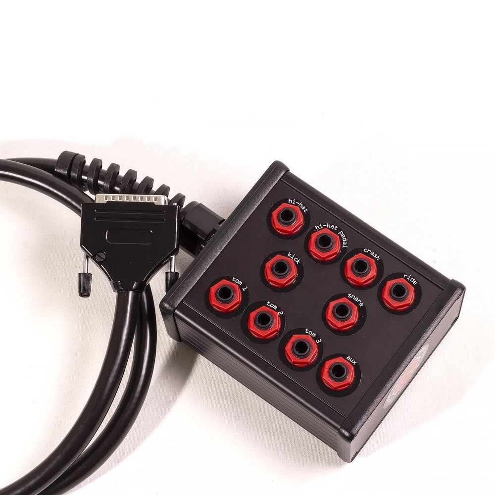 Drum Trigger Breakout Box. Triggers to Module. DB25 Connectors to Jack Sockets