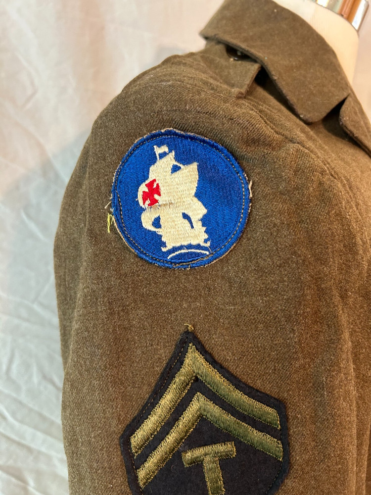 WWII Era US Caribbean Defense Command, Panama Canal Ike Jacket / Uniform