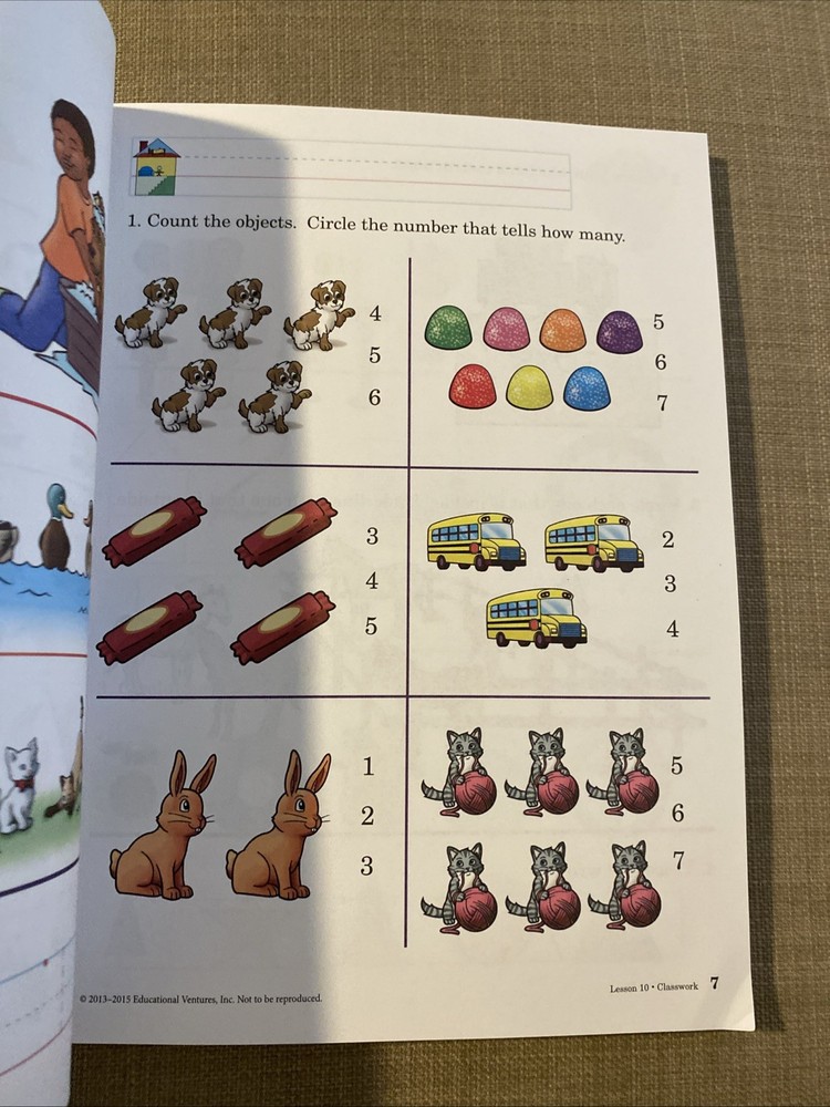 # Abeka K5 Numbers Skills Student Workbook Clean Pages