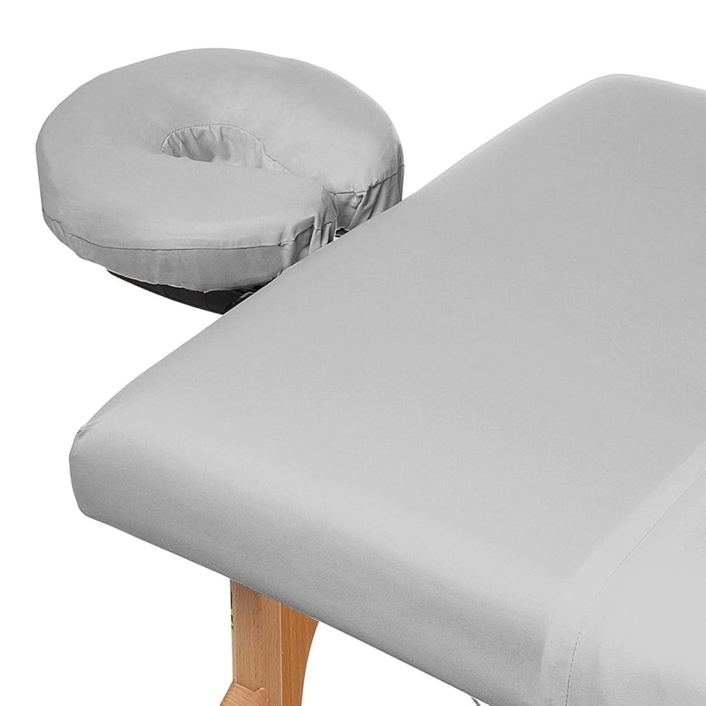 Durable Massage Table Sheet Set - 3-Piece Microfiber Cover for Spa Treatments