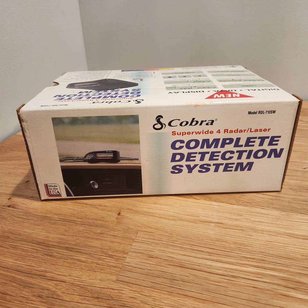 Cobra Superwide 4 Radar Laser - RDL-712SW - Complete Detection System - Tested