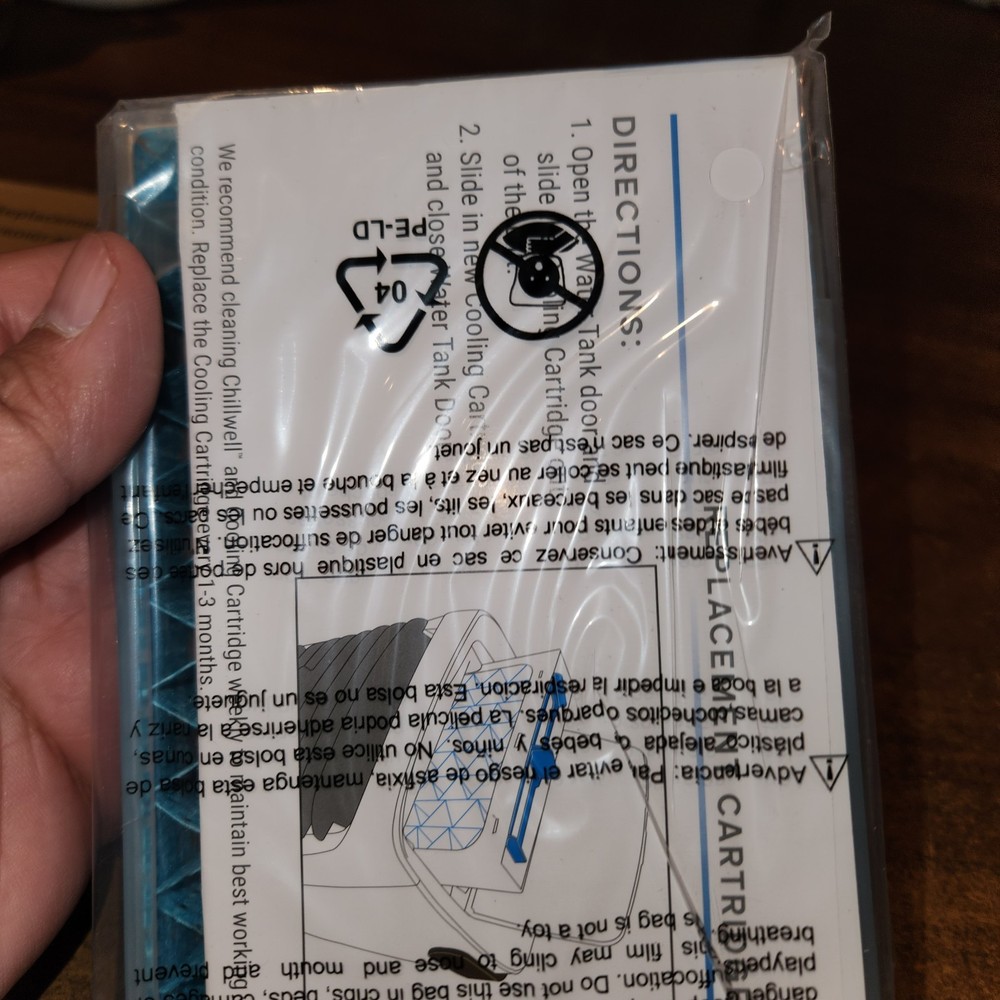 Replacement Water Tank Cooling Cartridge 6.38”X1.11X4.57” CWRDIGF-MO48 Chillwell