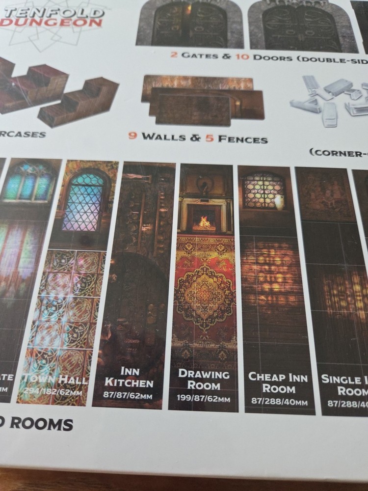 Tenfold Dungeon The Town Modular Tabletop Terrain Set D&D accessories