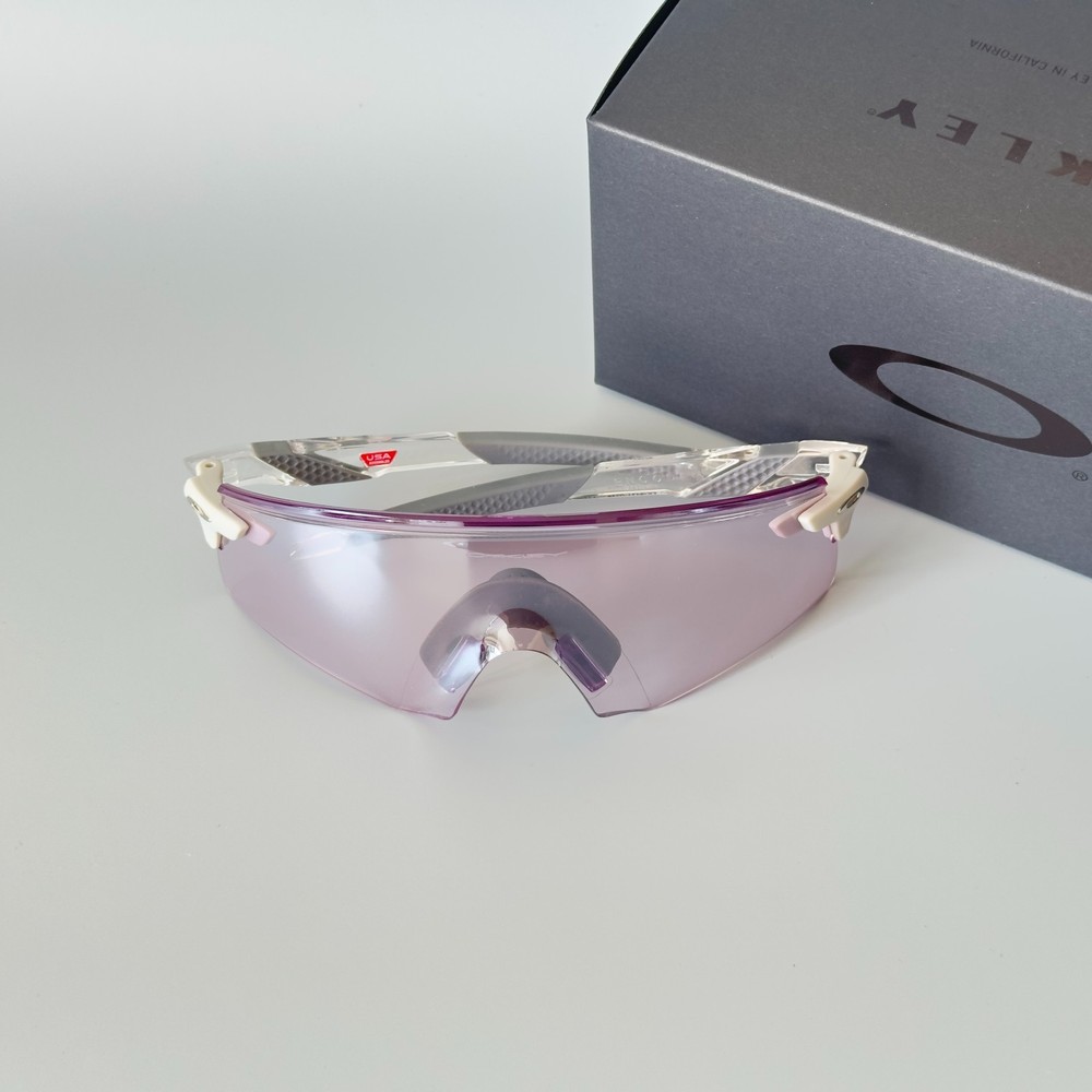 Oakley Encoder OO9472 Sunglasses Polished Clear Prizm Lowlight w/case