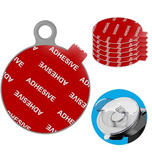 Very High Bond Sticky Adhesive, 6 Pack Dashboard Pad Mounting Disk Adhesive