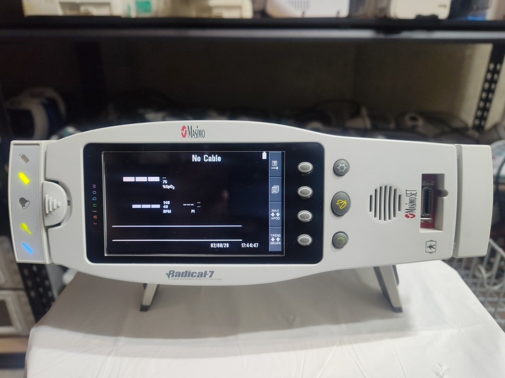 Masimo Radical 7 Rainbow Pulse Oximeter with New Accessories