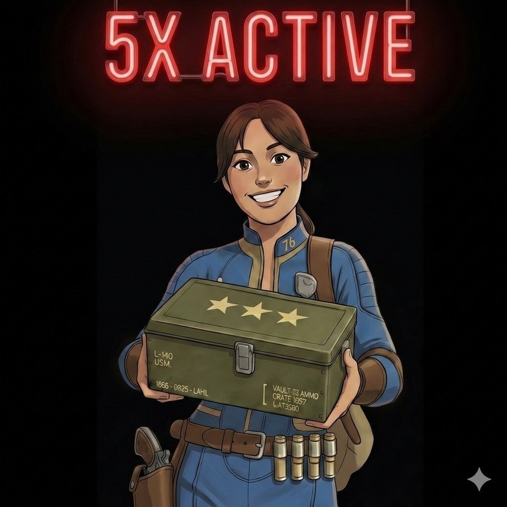 5X ACTIVE MOD FALLOUT 76 PS4 PS5 legendary mods