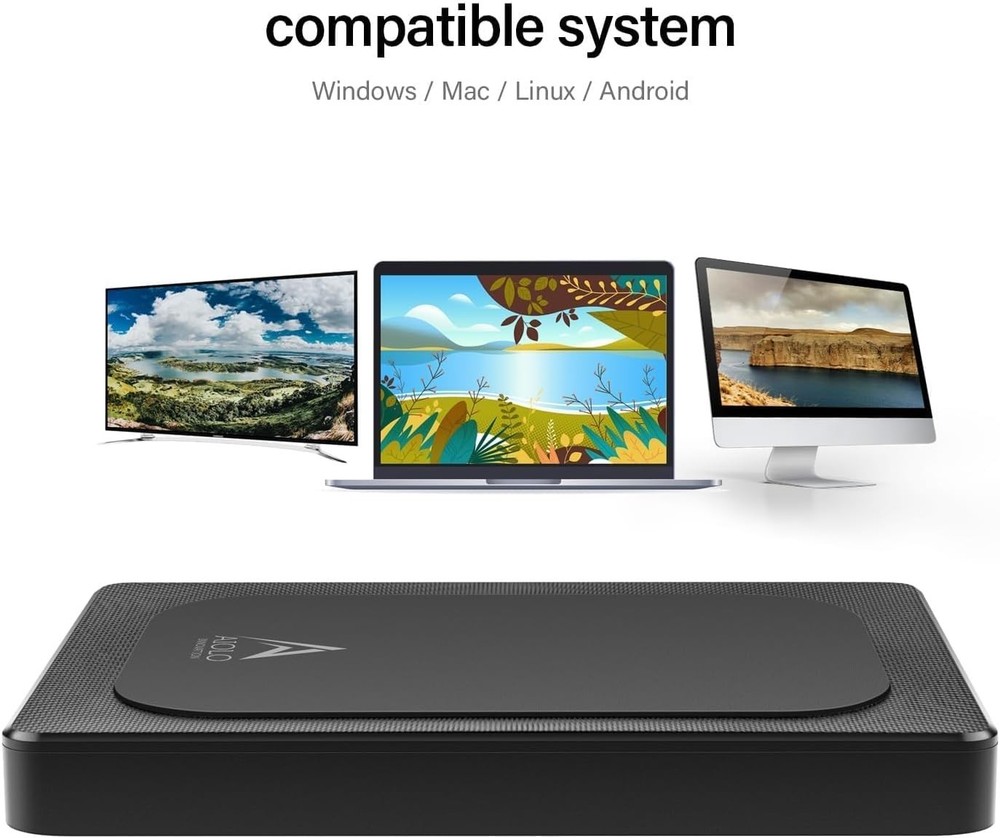 320GB Portable External Hard Drive USB 3.0 for PC, Mac, PS4