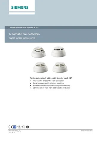 Heat Detector SIEMENS-HI720