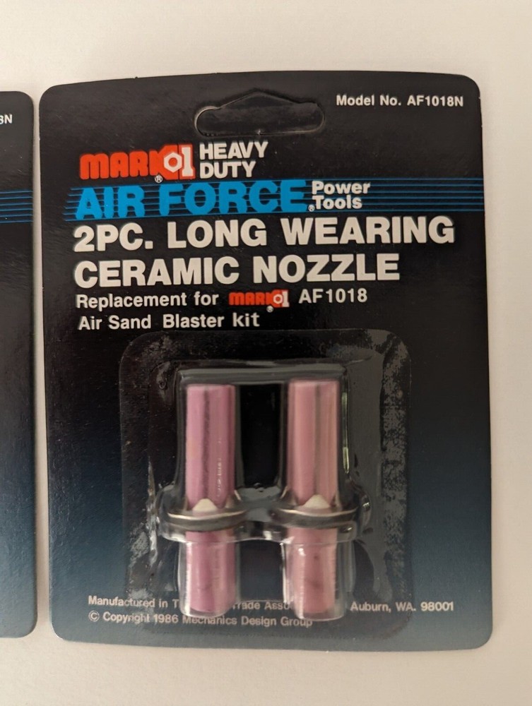 Air Force Power Tools 2 pc Long Wearing Ceramic Nozzle Replacement for AF1018