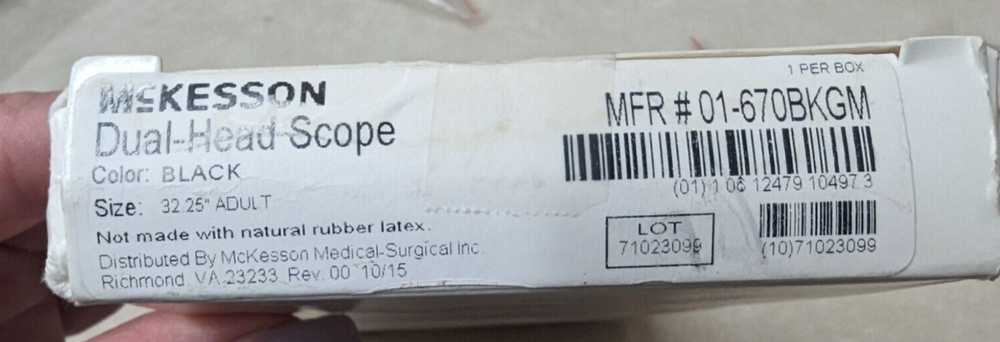 McKesson Dual-Head Stethoscope