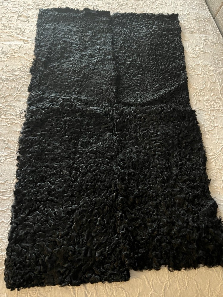 Karakul Black fur