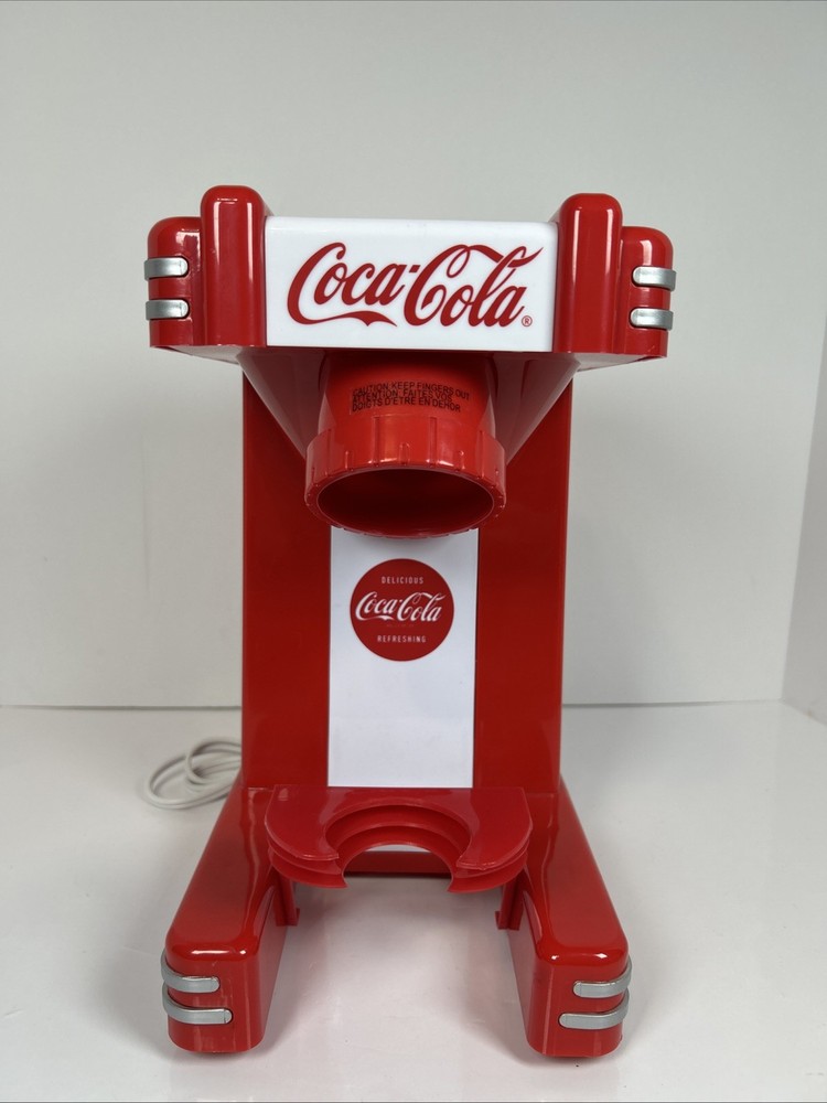 "COCA COLA “ Snow Cone Maker By Nostalgia Electrics Tested & Working New No Box