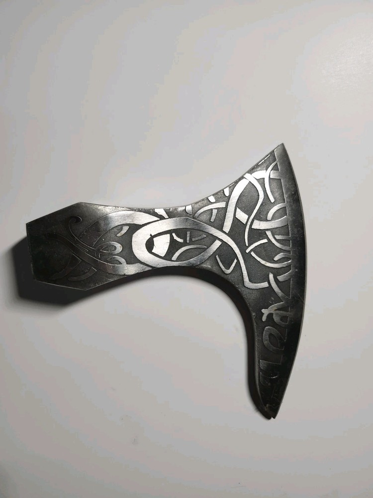 Bearded Etched Axe Head
