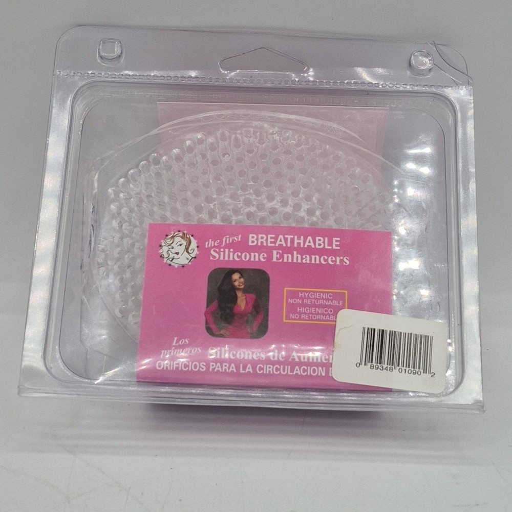 Supportables The First Breathable Silicone Enhancers, Clear