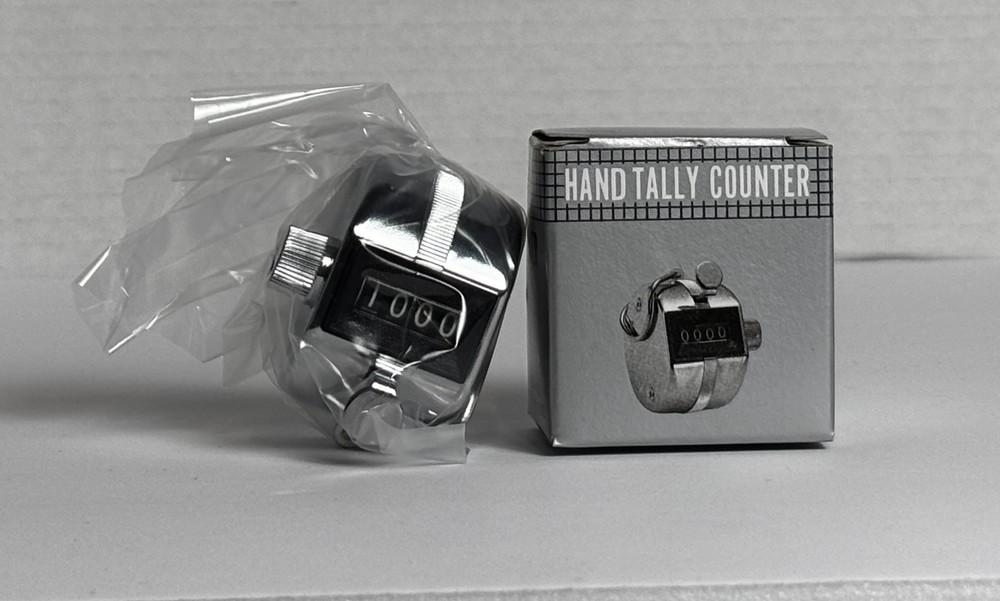 Hand Tally Counter - Silver Brand New