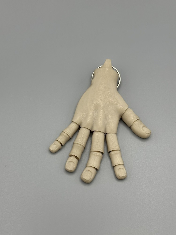 Flexi Hand Keychain Charm Keyring Zipper Pull