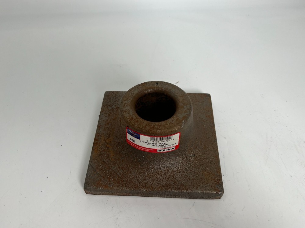 NEW Vulcan 968 6" Tamping Pad Square