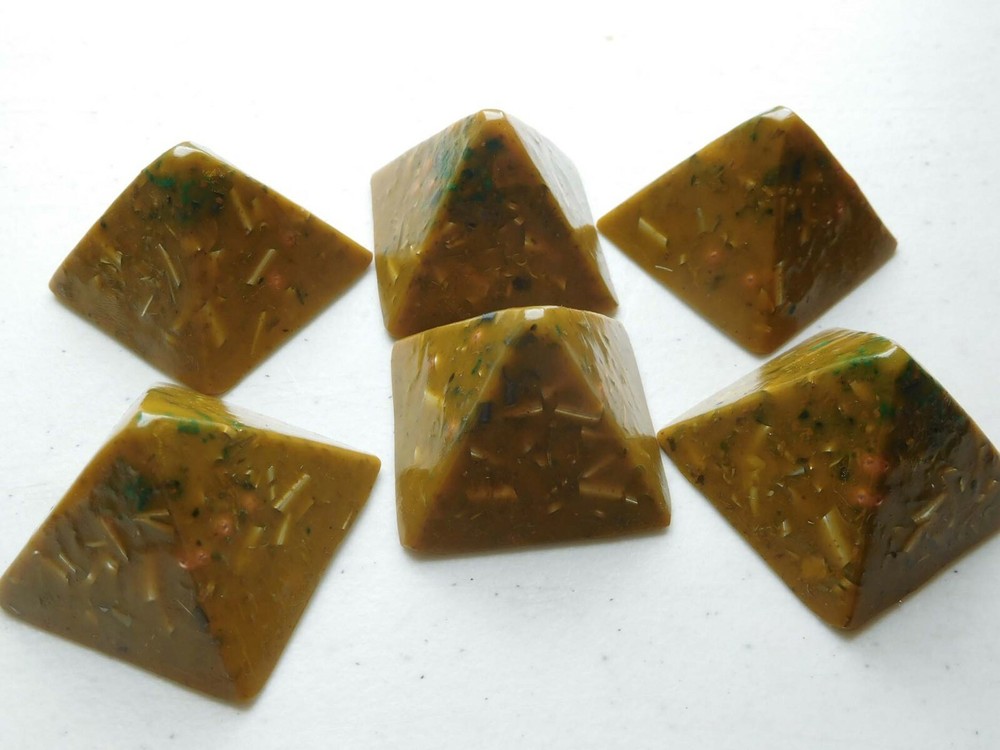 Yellow Sun Small Pyramids Positive Orgone