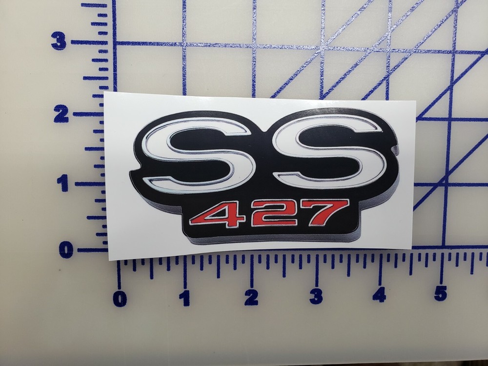 SS Chevyy SS 427  Logo Vinyl Decal
