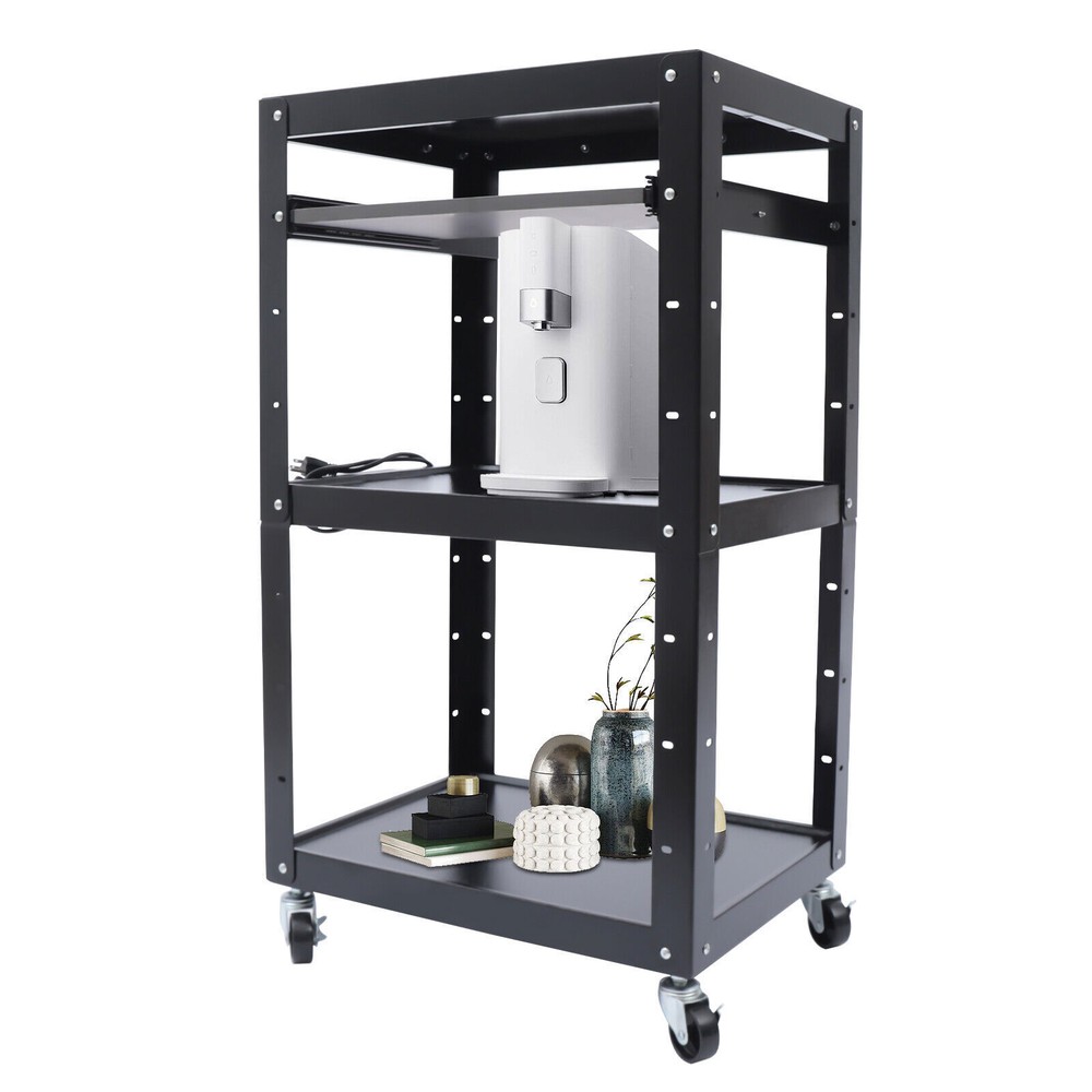 Media Cart Mobile Cart Conference Room Computer Printer Trolley Holder Office