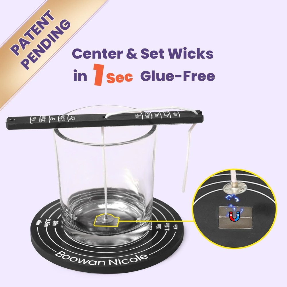 Universal Wick Centering Setter Tool A0352 Candle Making Holder Black Supply