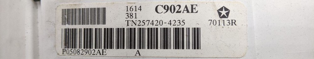 Speedometer Cluster MPH Without Navigation Display Fits 2005 PACIFICA 304862 OEM