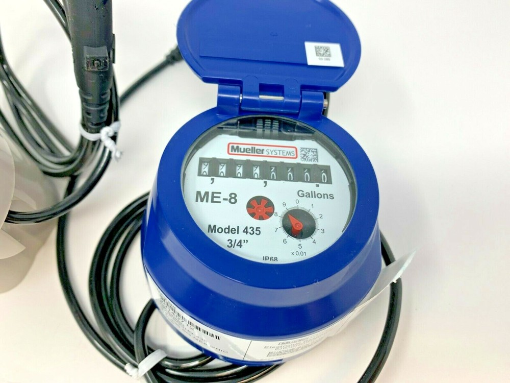 NEW Mueller Water Meter Encoder Register GWESG-435 with Interface MSW-NODE6-05