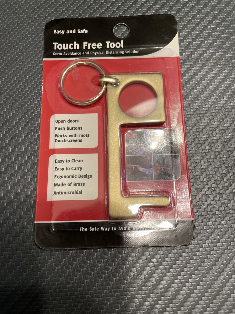 Easy and Safe Touch Free Tool - Safe Way to Avoid Germs Keychain