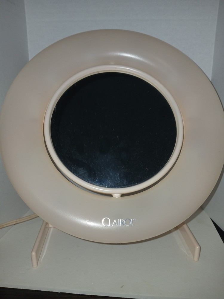 Pre-Owned Vintage Clairol 2-Sided Lighted Tabletop Vanity Makeup Mirror