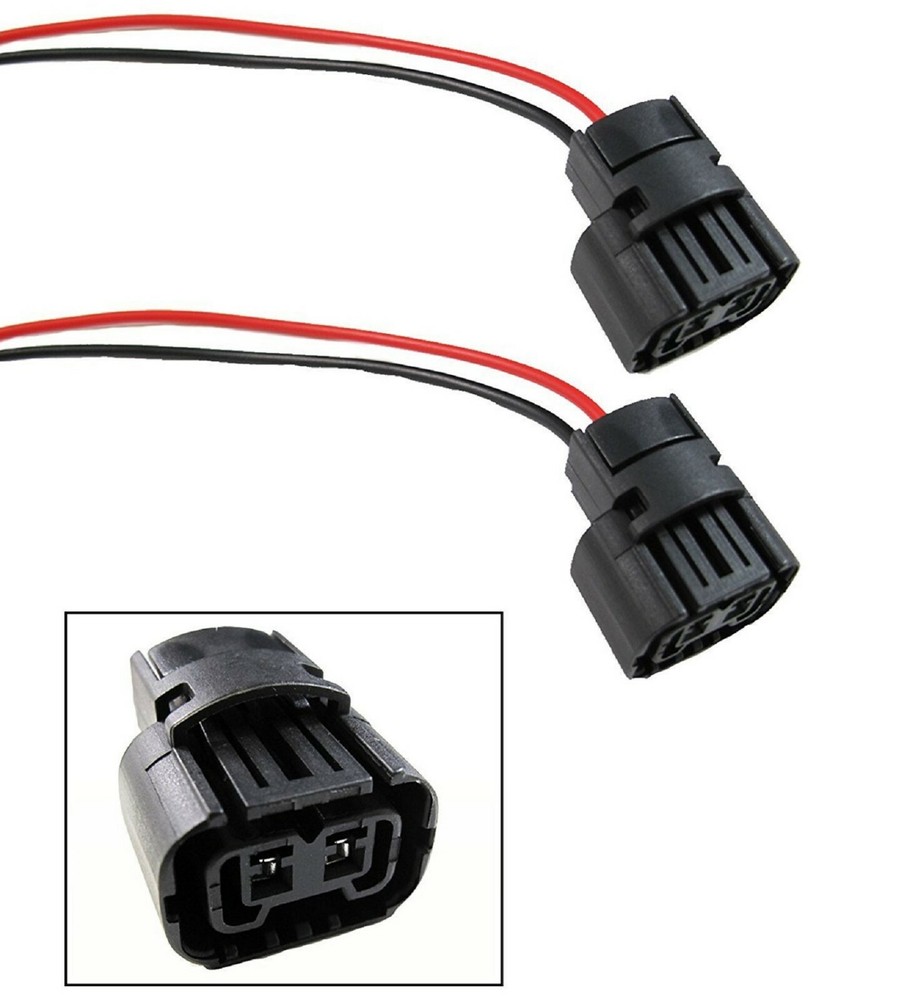 Wire Pigtail Female PSX24W 2504 Two Harness Fog Light Bulb Connector Plug Socket