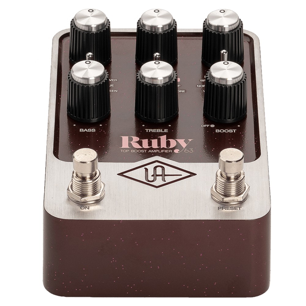 Universal Audio UAFX Ruby '63 Top Boost Amplifier Emulation pedal with Bluetooth