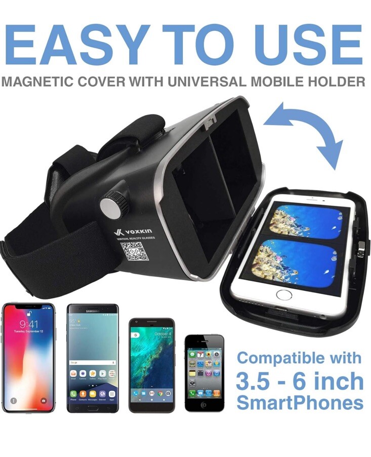 Virtual Reality 3D Glasses for Kids and Adults