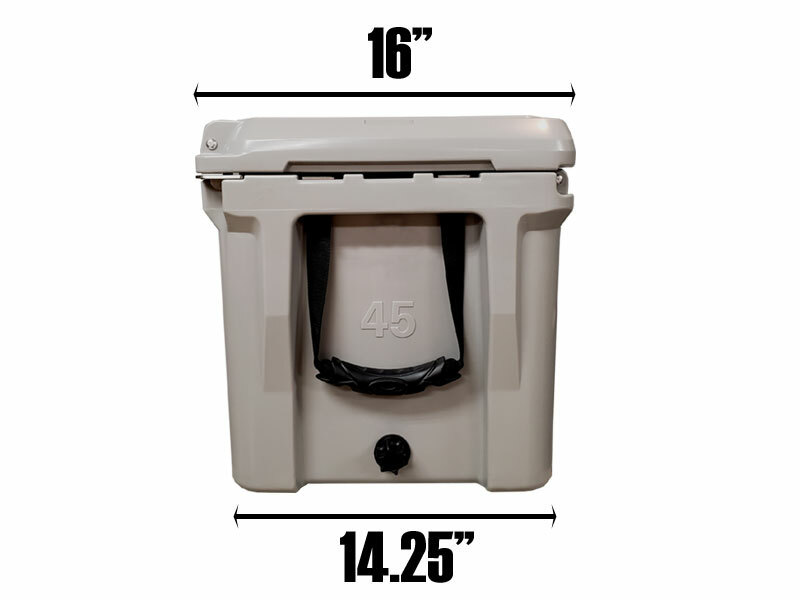 Fatboy 45 QT Quart RotoMolded Cooler White