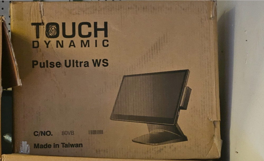 Touch Dynamic Pulse Ultra WS POS Terminal Dual Screen Windows BLACK